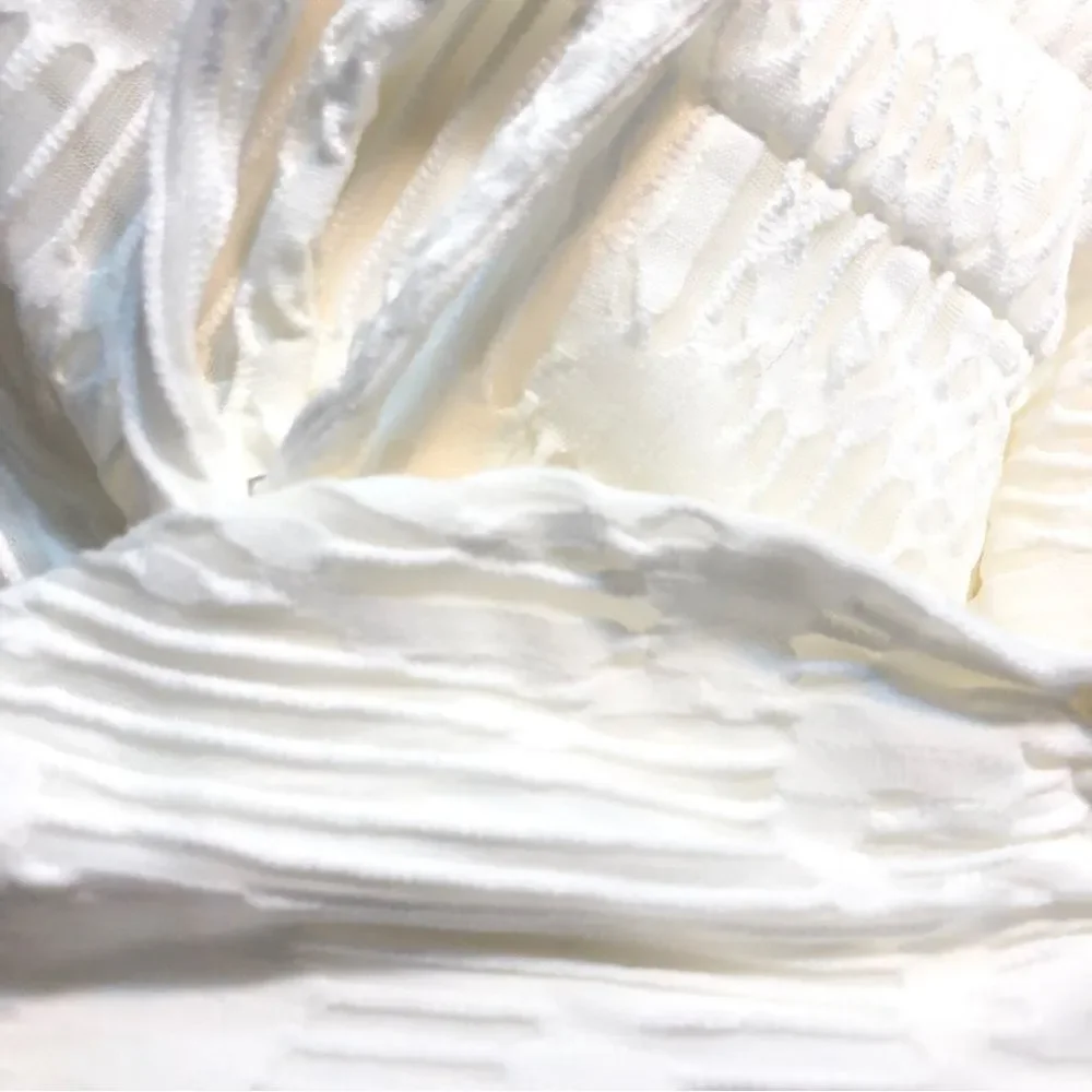 Camila Coelho Aurora Cutout Jumpsuit in White Textured Stretch Burnout REVOLVE - Picture 7 of 12